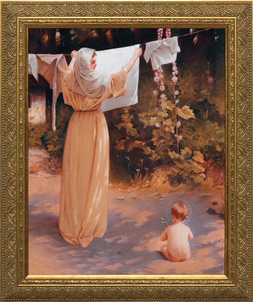 Polish Madonna in Gold Frame