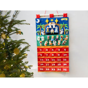 Miracle in a Manger Felt Advent Calendar