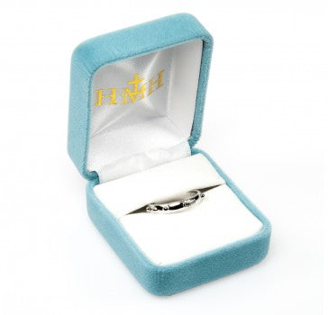 Women's Sterling Silver Engraved Rosary Ring