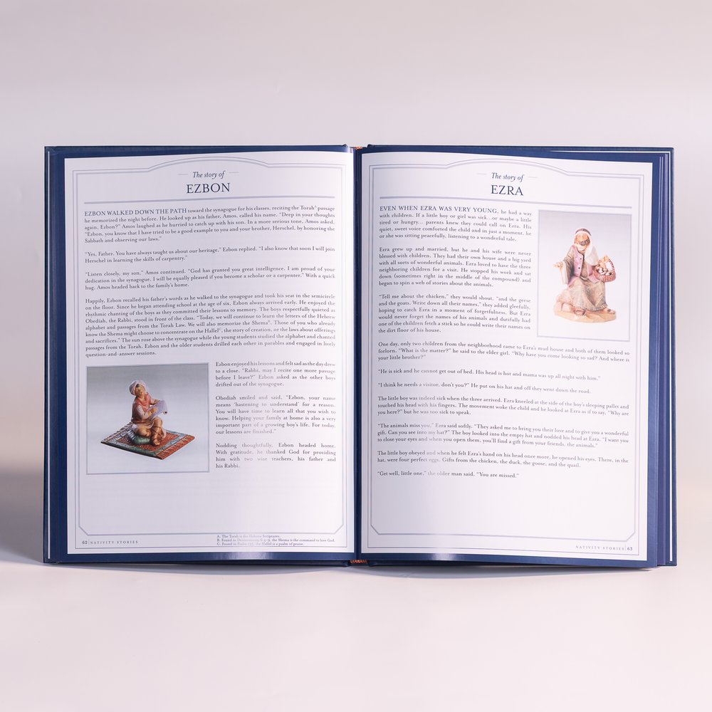 Nativity Stories Book Featuring the Art of Fontanini