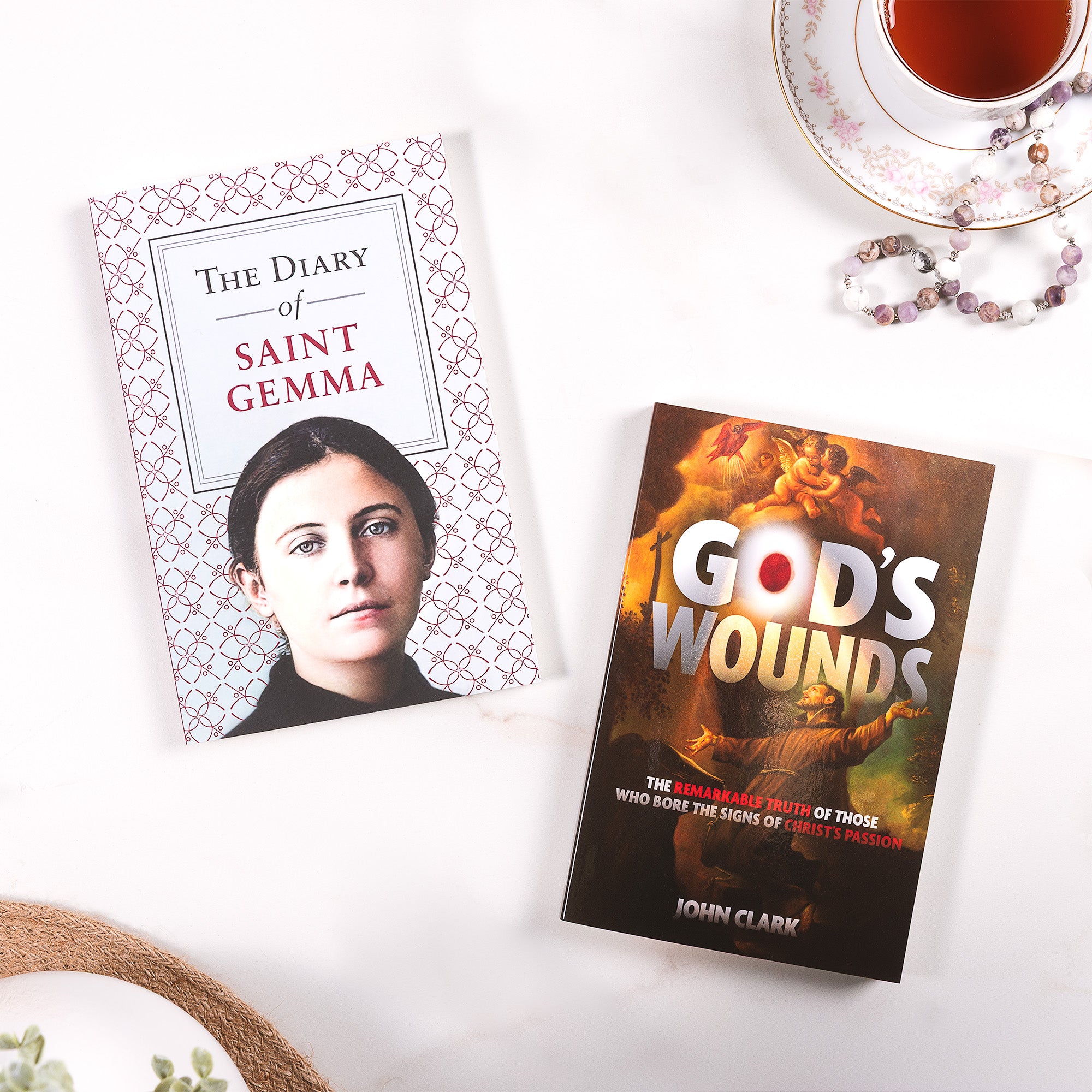 The Diary of Saint Gemma & God's Wounds: The Remarkable Truth of Those Who Bore the Signs of Christ's Passion (2 Book Set)