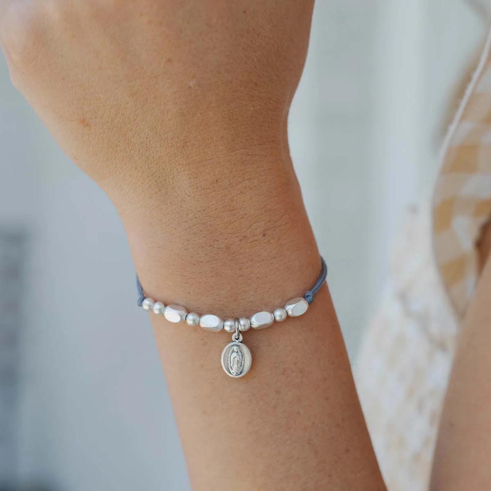 Our Lady of Guadalupe & Divine Mercy Little Saints Bracelet