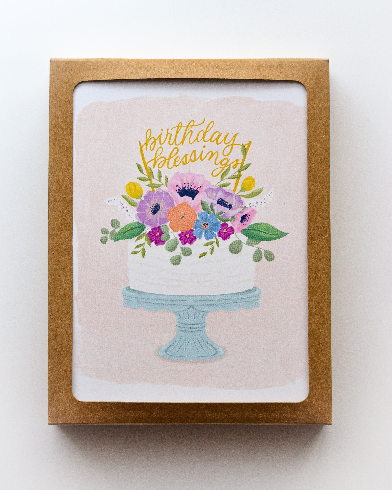 Birthday Cake Catholic Birthday Greeting Card