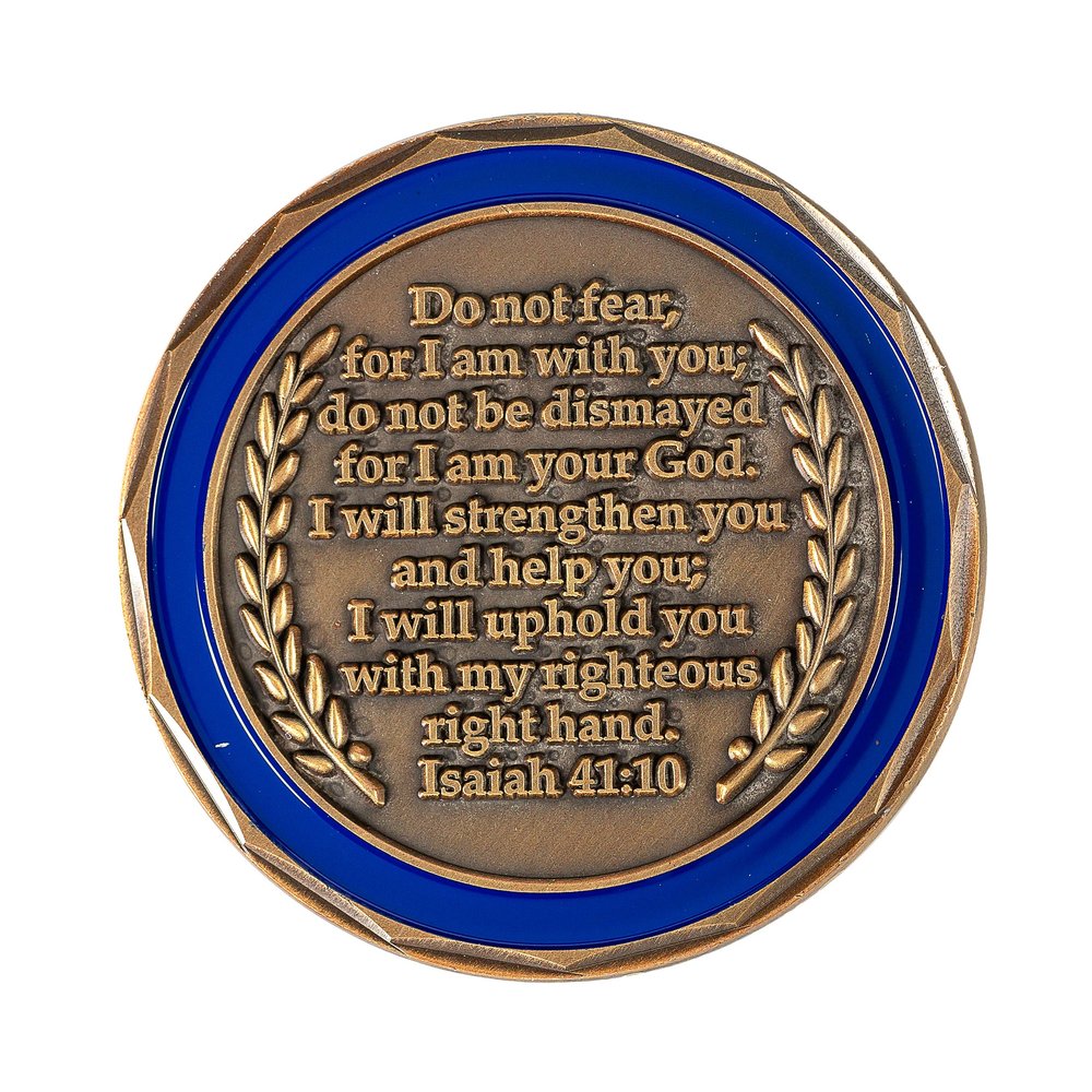 St. Christopher Antique Gold-Plated Pocket Coin