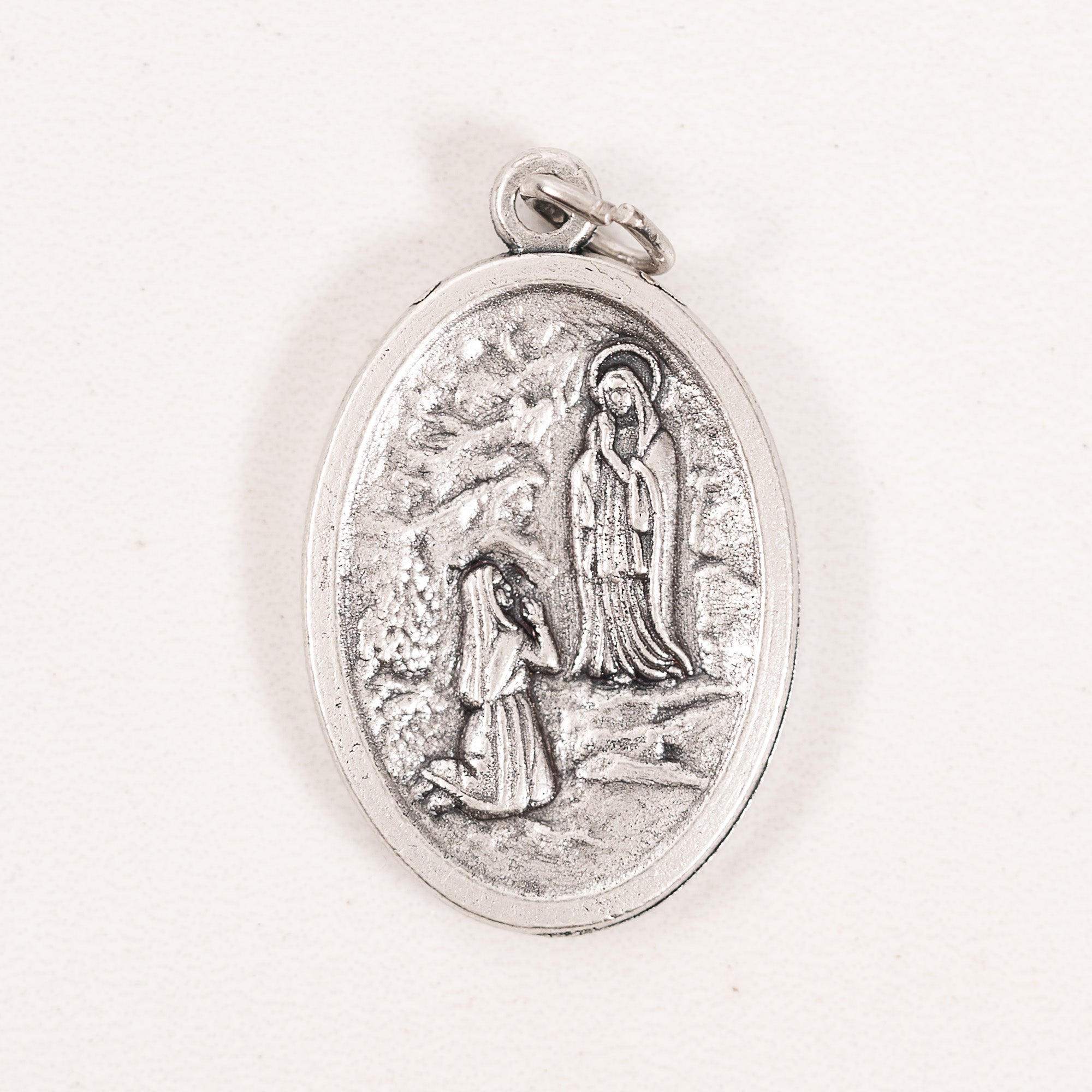 Our Lady of Lourdes & St. Bernadette Medals - Bulk Pack of 25
