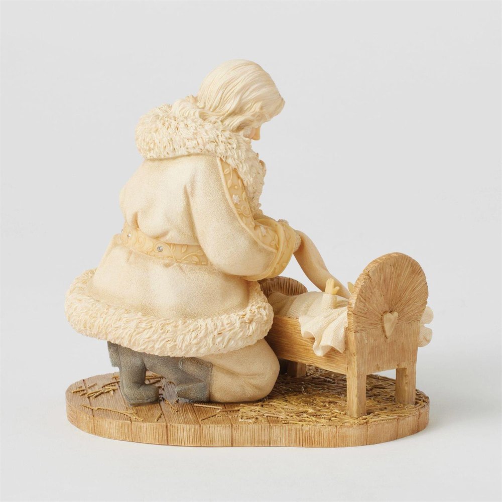 Santa & Baby Jesus Figurine - 5"
