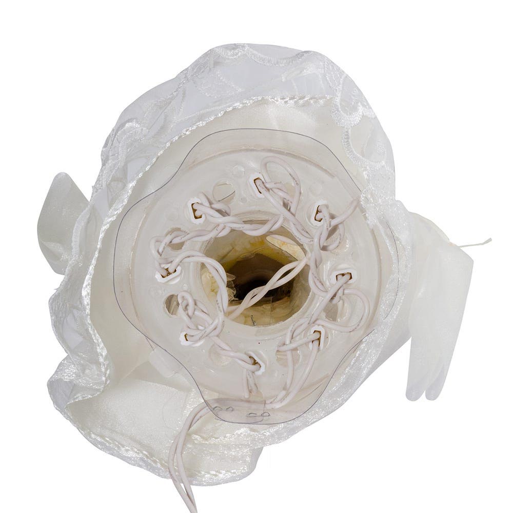 Illuminated Gold & Ivory Angel Tree Topper - 10.5"