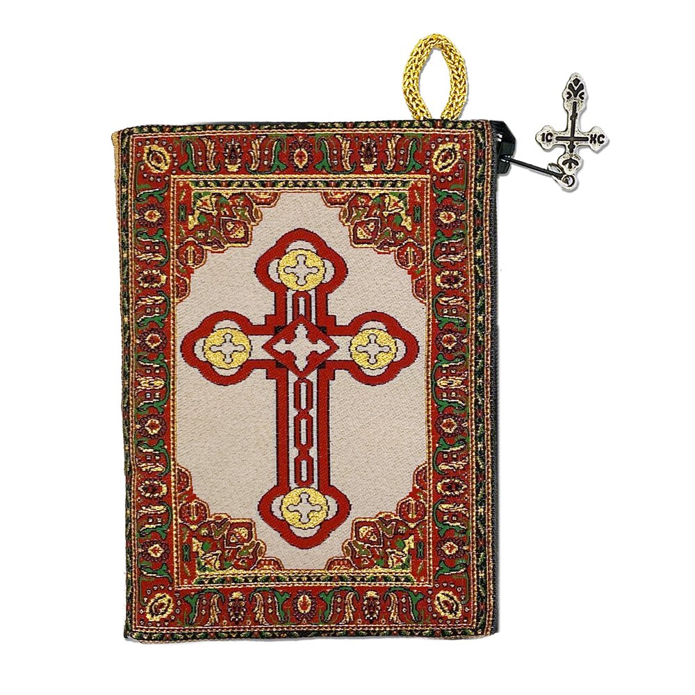 Holy Family Tapestry Rosary Pouch