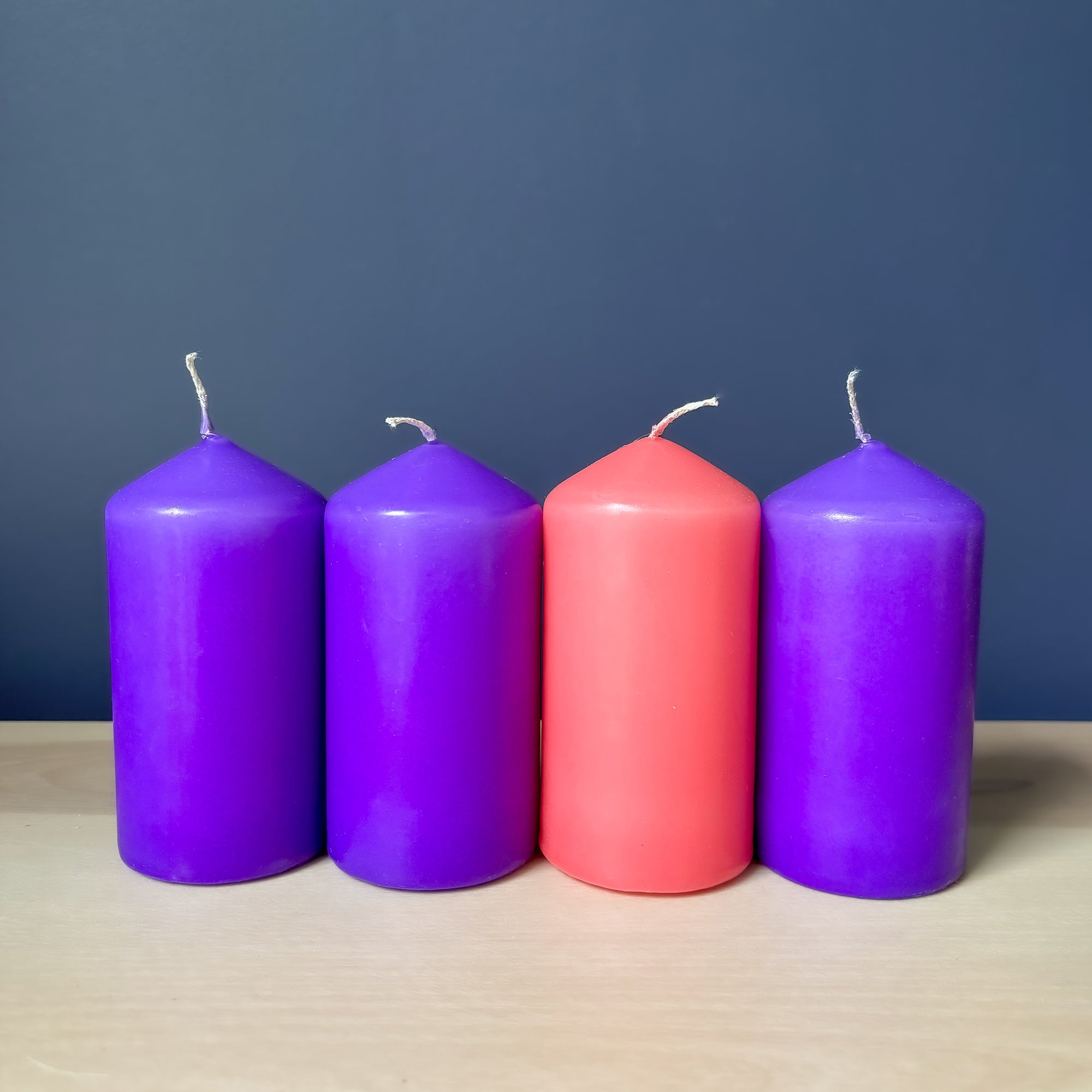 Replacement Votive Advent Candles - 4" (H) x 2" (W)
