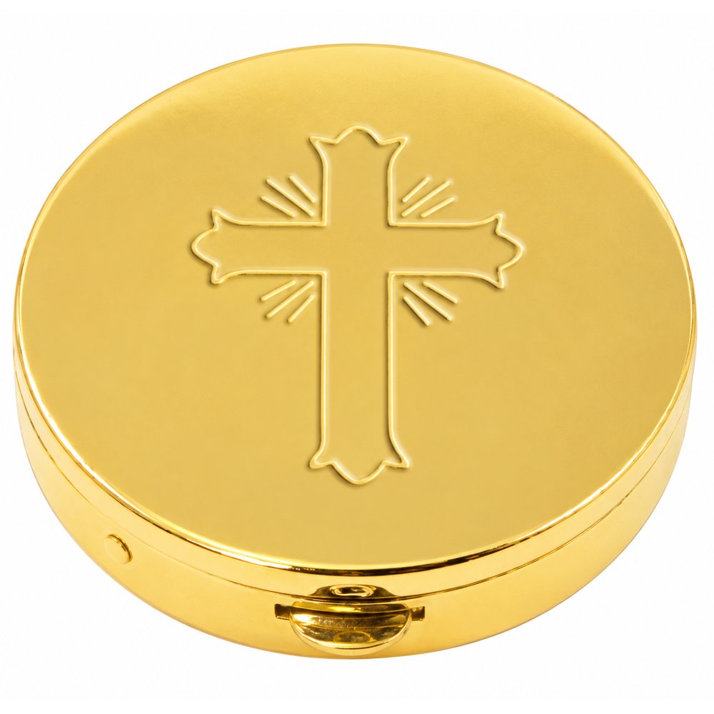 Cross Engraved Pyx