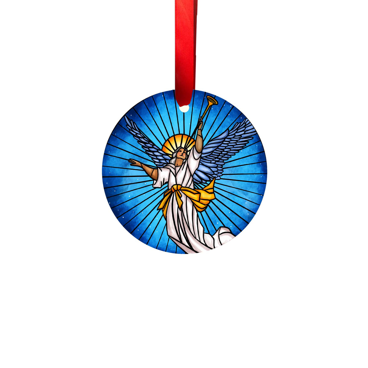 Stained Glass Christmas Angel Ornament | The Catholic Company®