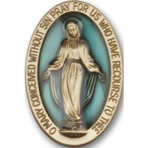 Antique Gold Miraculous Visor Clip