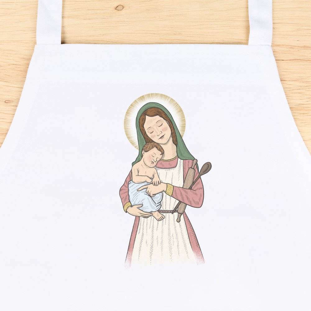 Kitchen Madonna & Child Apron