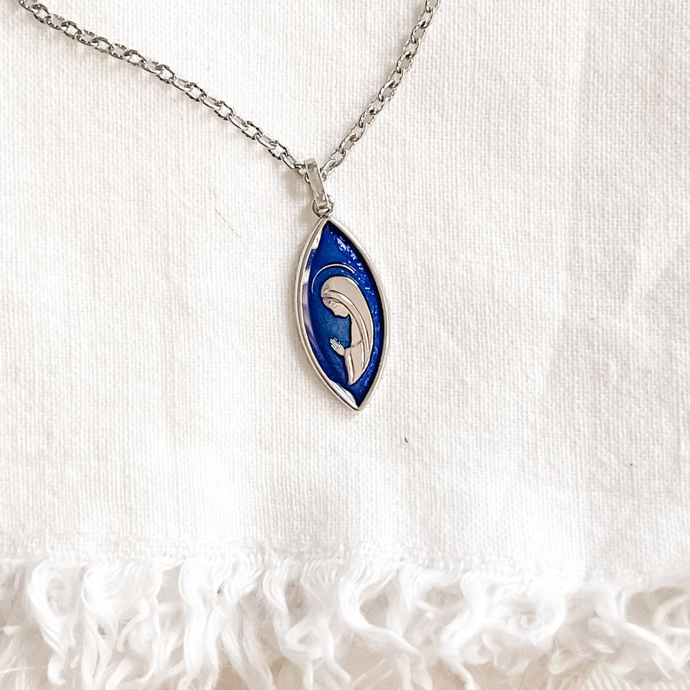 Teardrop Prayers of Mary Necklace