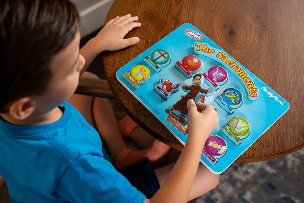 Saintly Heart Brother Francis Sacrament Puzzle