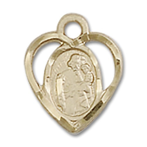 14kt Gold St. Joseph Medal