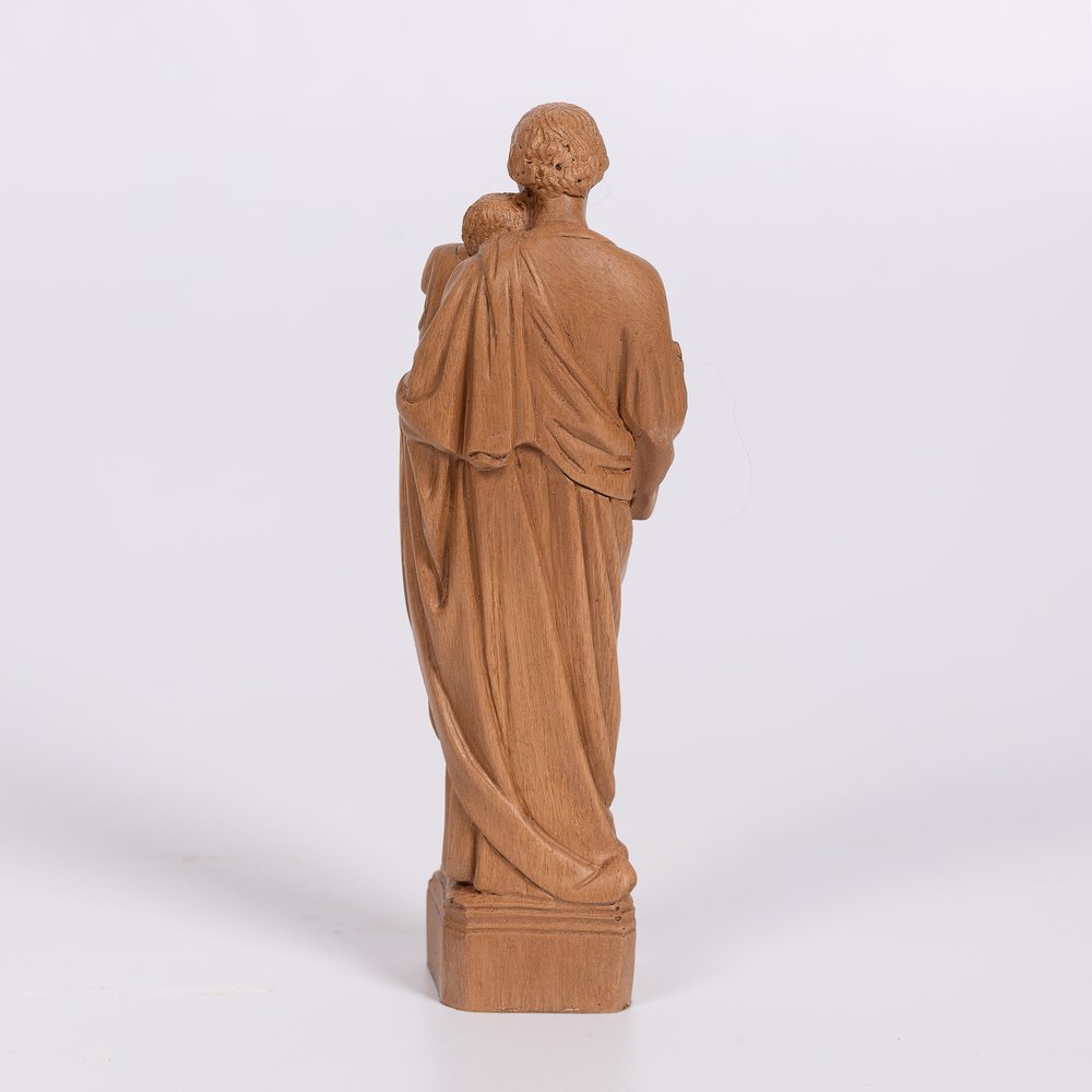 Natural Finish St. Joseph Statue