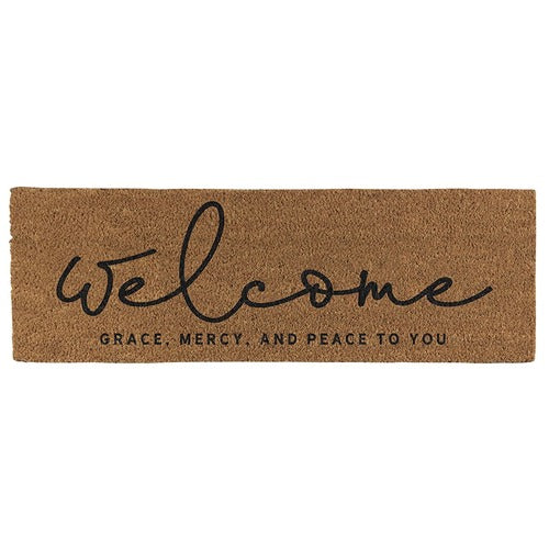 Peace to You Welcome Mat-30" x 10"