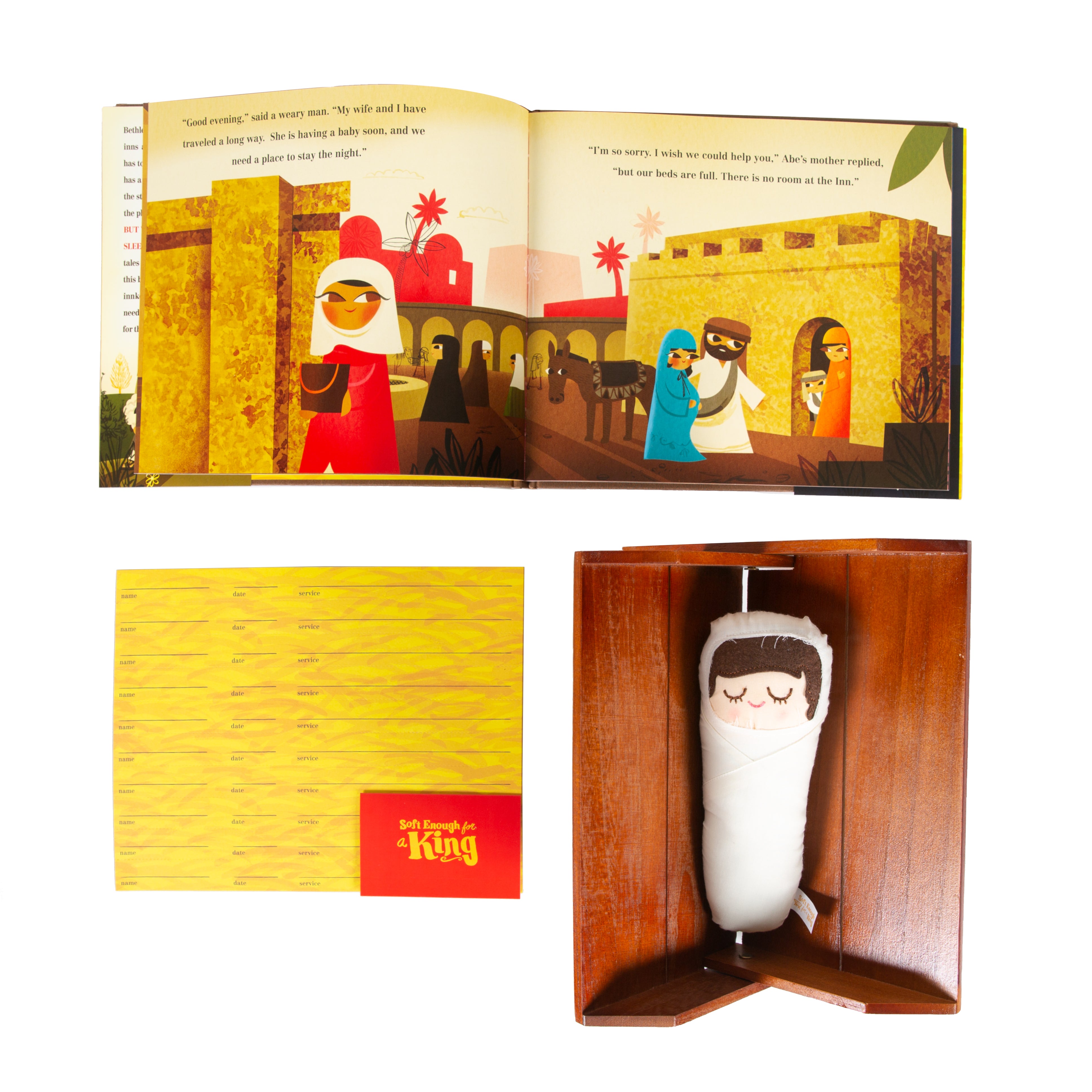 Children's Soft Enough for a King Christmas Set