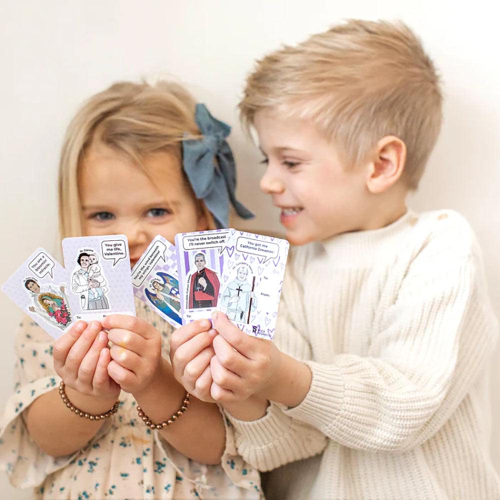 Saint Puns Valentines Stickers Variety Pack (Set of 20)