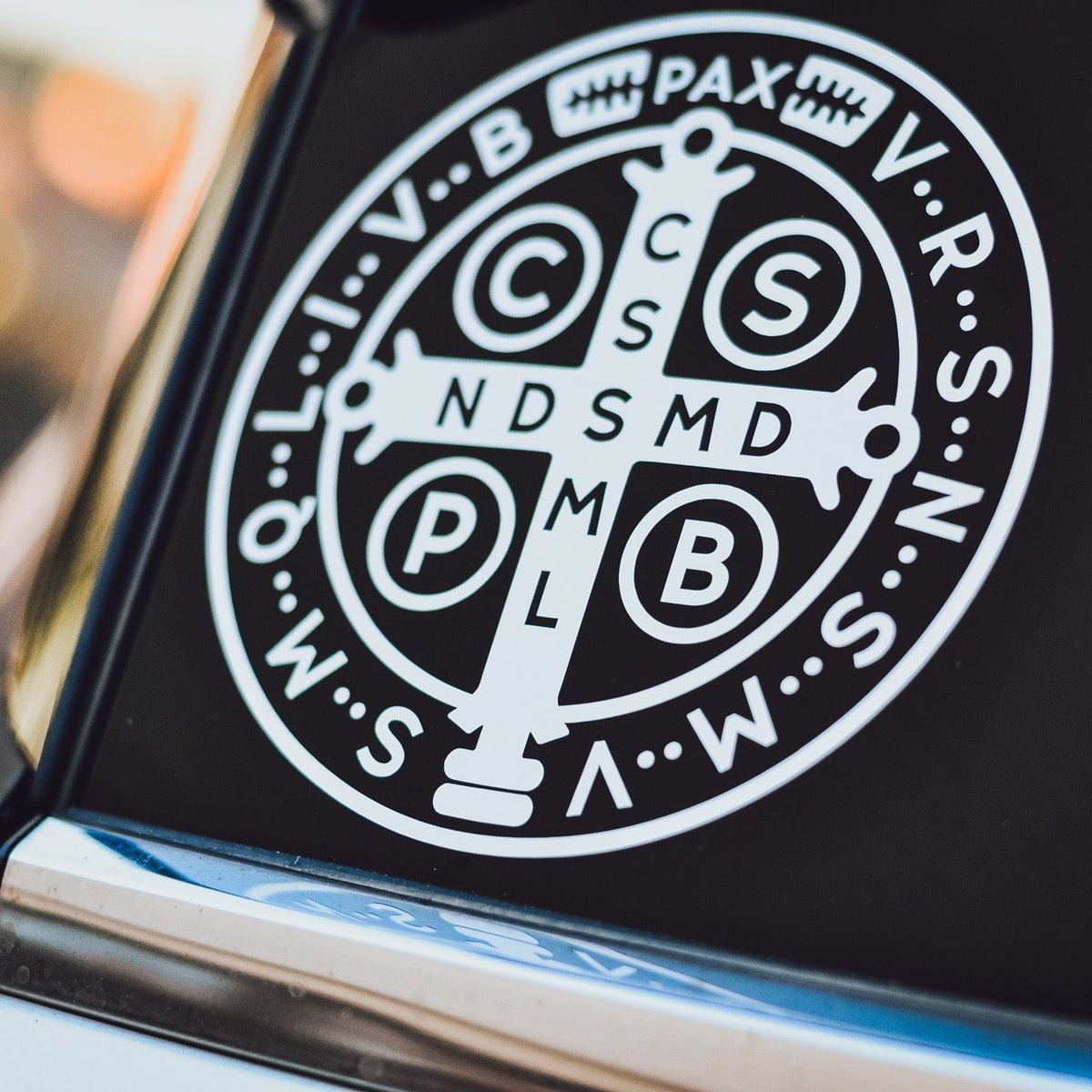 St. Benedict Medal Vinyl Sticker | The Catholic Company®