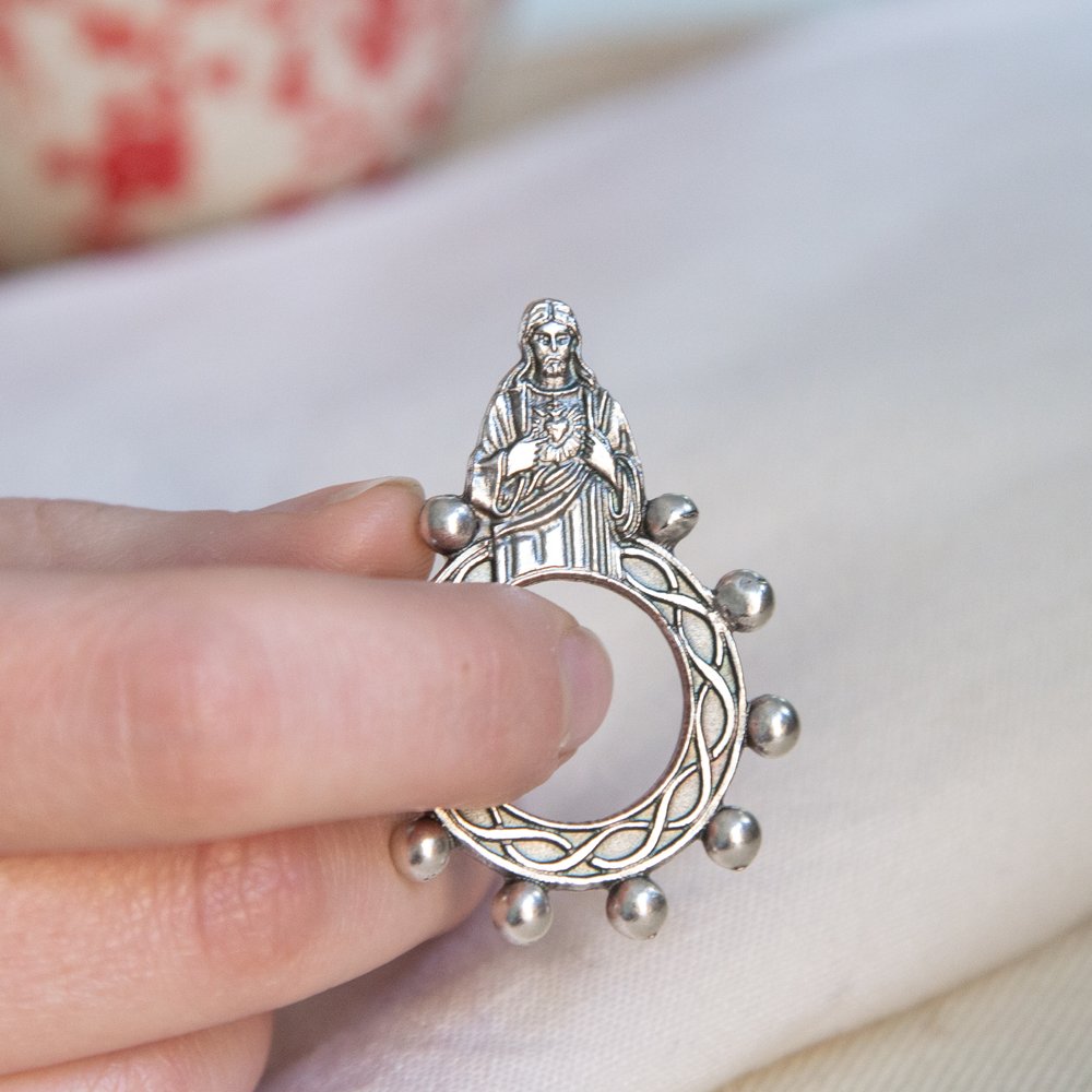 Sacred Heart Finger Rosary Set
