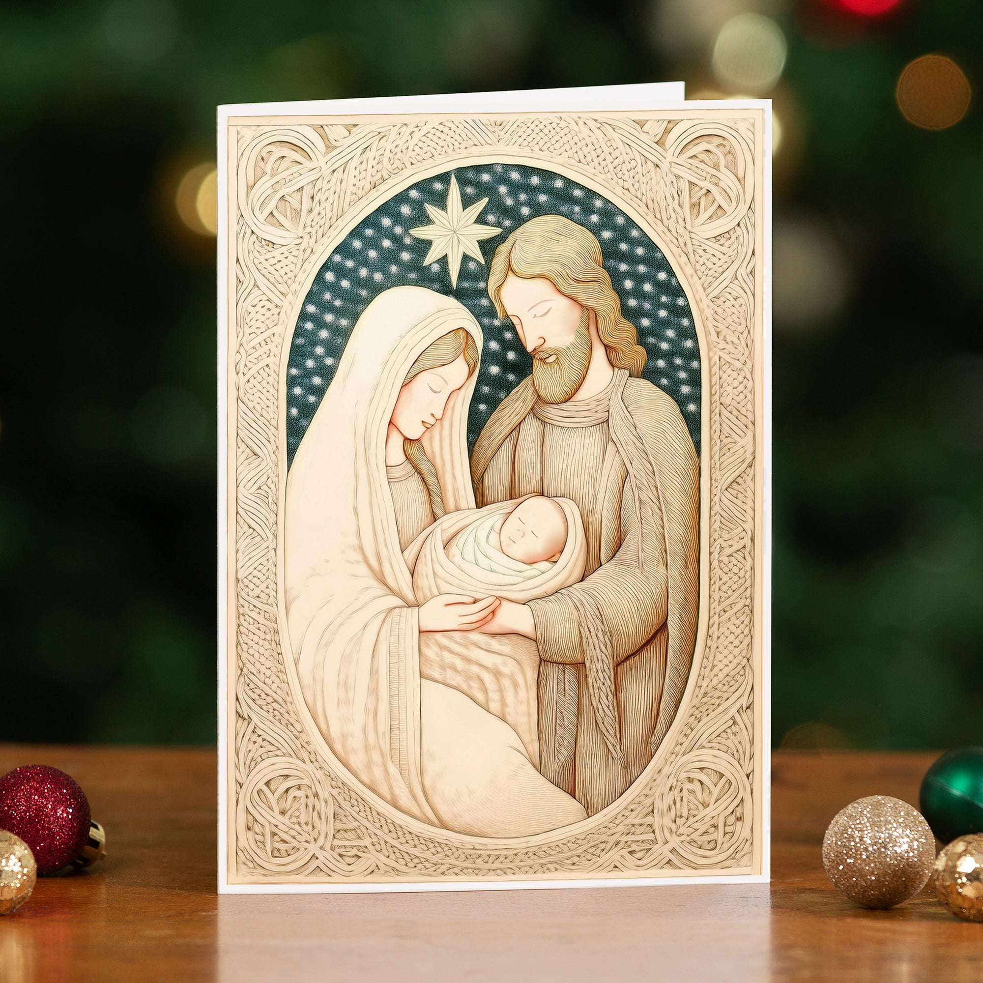 Irish Blessing Holy Family Christmas Cards - Set of 20