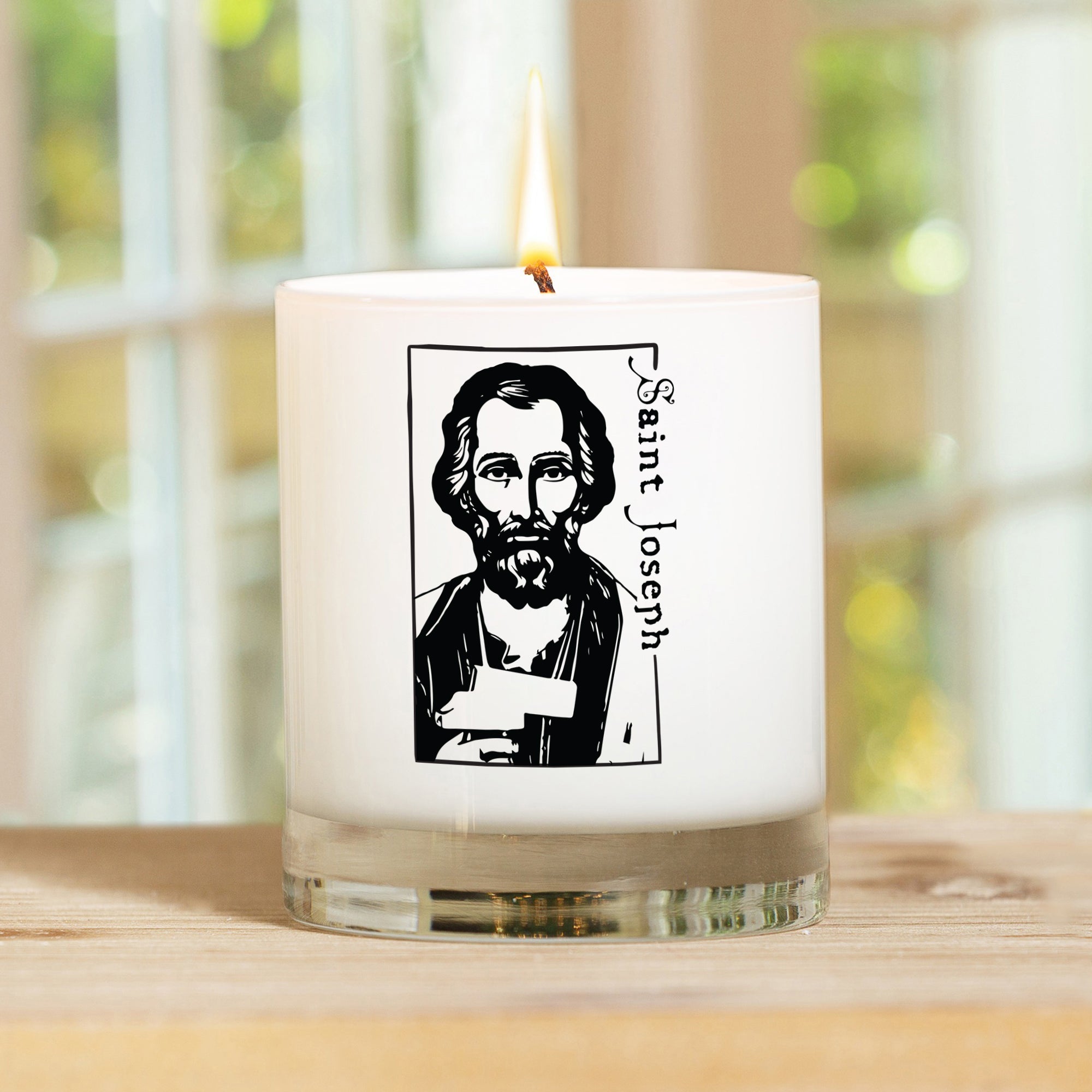 Personalized St. Joseph Confirmation Candle
