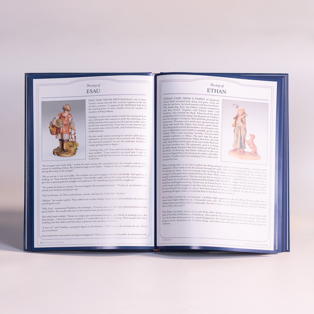 Nativity Stories Book Featuring the Art of Fontanini