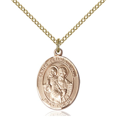 14kt Gold Filled St. Peter / St. Paul Pendant