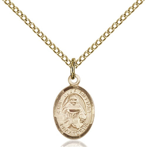 14kt Gold Filled St. Julia Billiart Petite Pendant