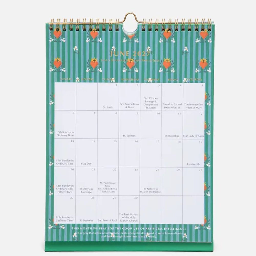 Be A Heart Liturgical Wall Calendar