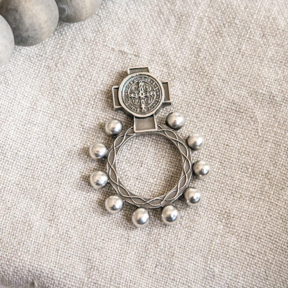 St. Benedict Finger Rosary Set