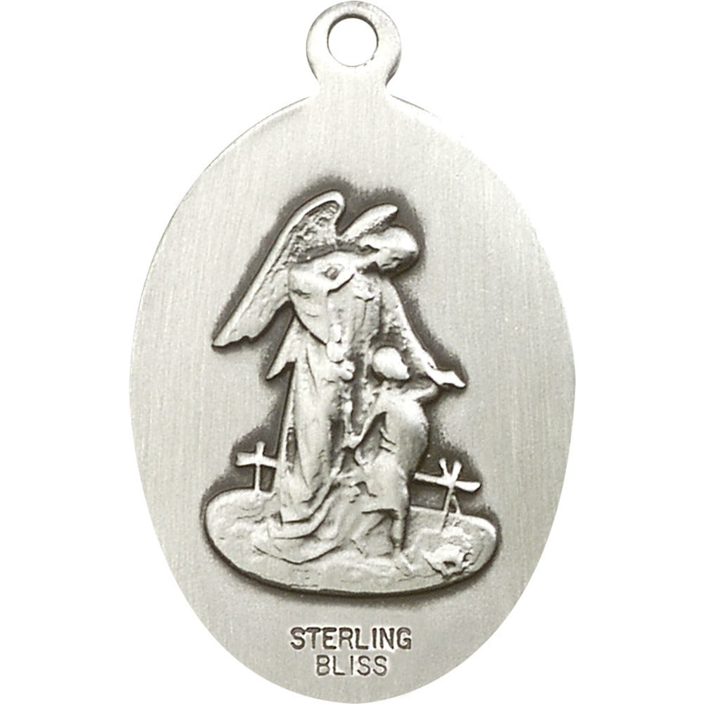 Sterling Silver St. Michael the Archangel Pendant - 2509085