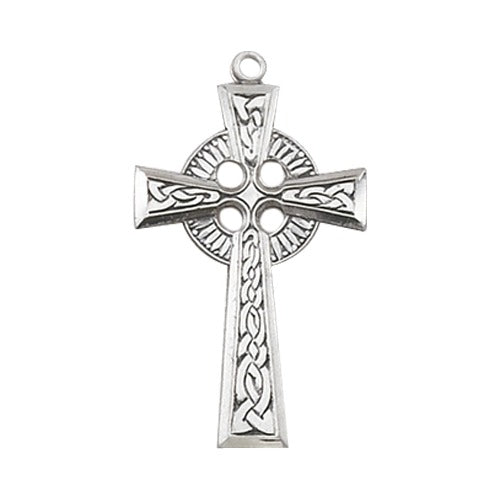 Sterling Silver Celtic Cross with 24" Chain