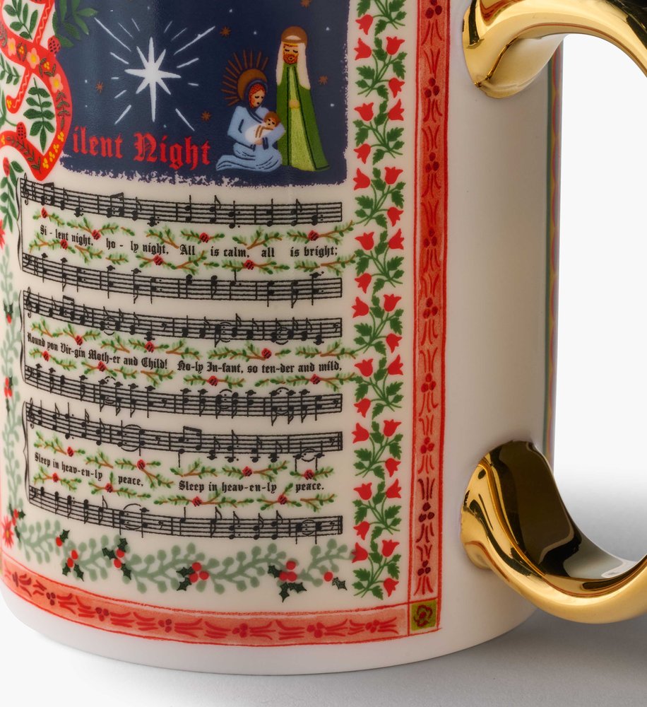 Rifle Paper Co. Christmas Carols Mug