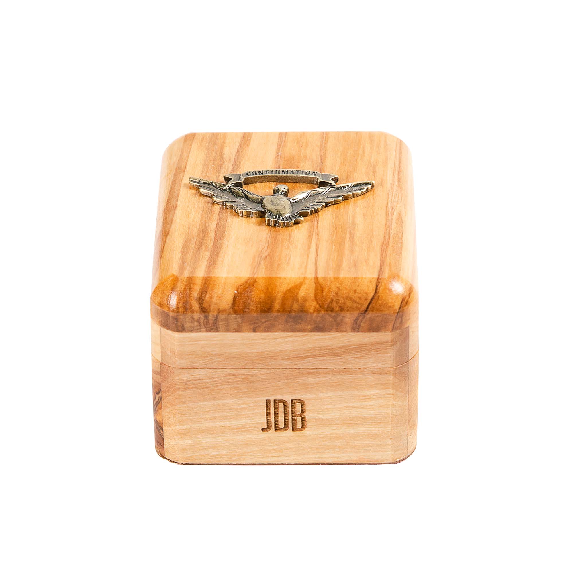 Olive Wood Rosary In Confirmation Box