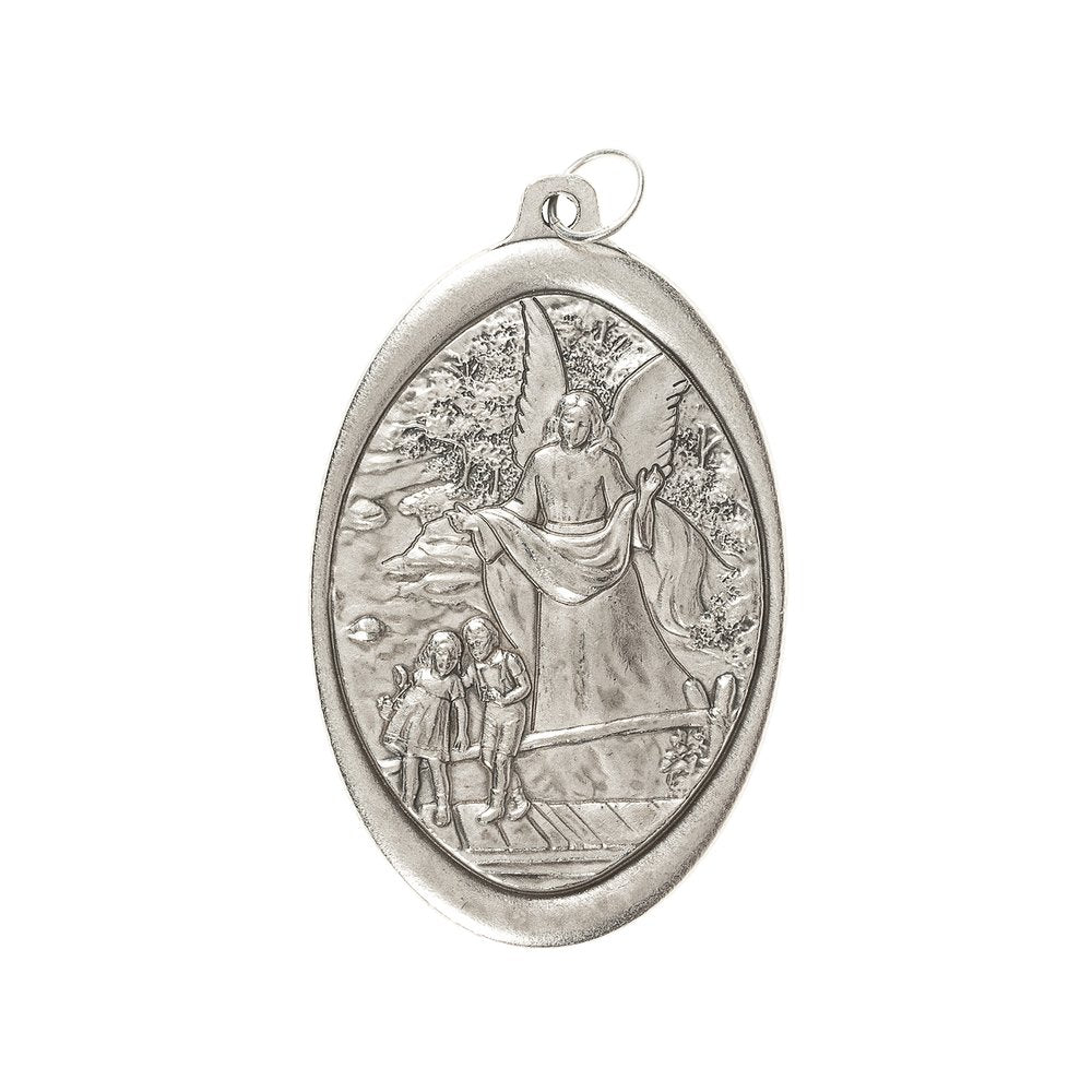 Large  St. Michael/Guardian Angel Medal for Home Use