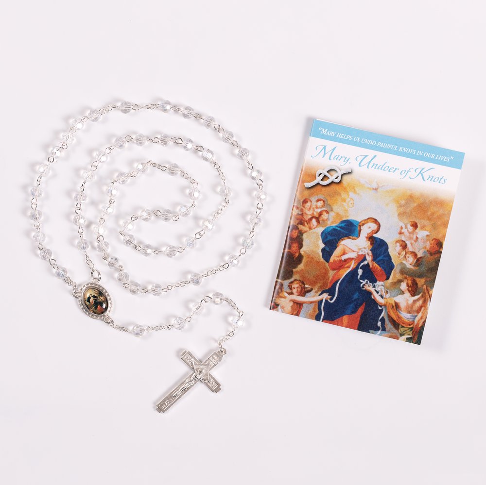 Mary Undoer of Knots Rosary with Booklet