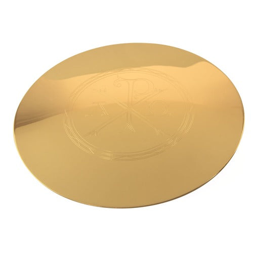 Etched Chi Rho Paten - 5.5"
