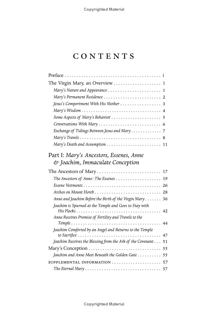 The Life of the Virgin Mary - As Seen in the Visions of Bl. Anne Catherine Emmerich