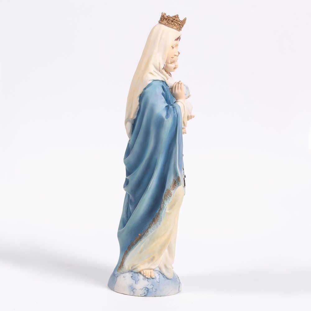 Our Lady of the Rosary Statue 10"