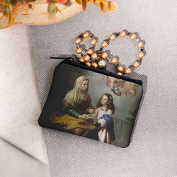 Personalized St. Ann Rosary Pouch