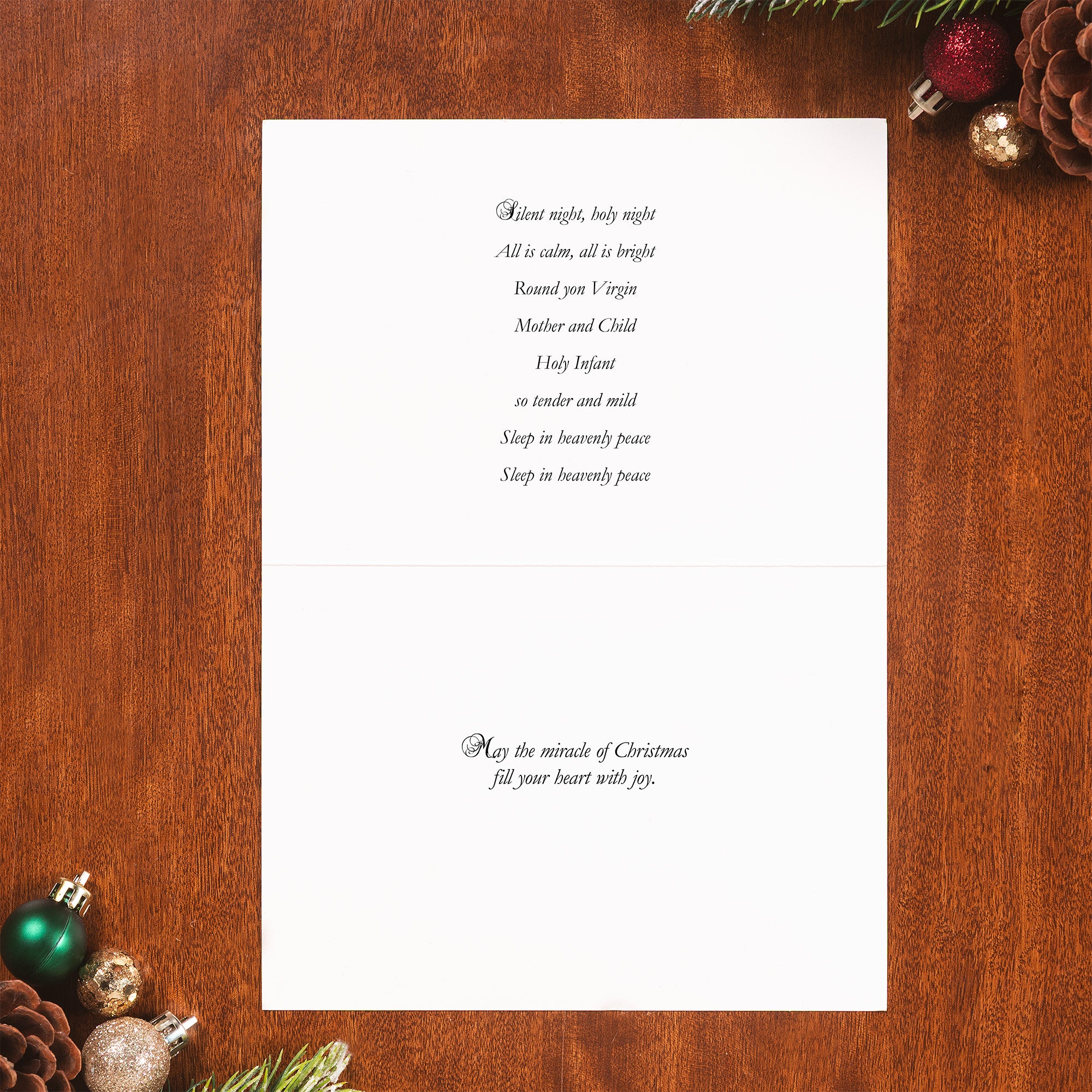 Impressionist Silent Night Nativity Christmas Cards - Set of 20