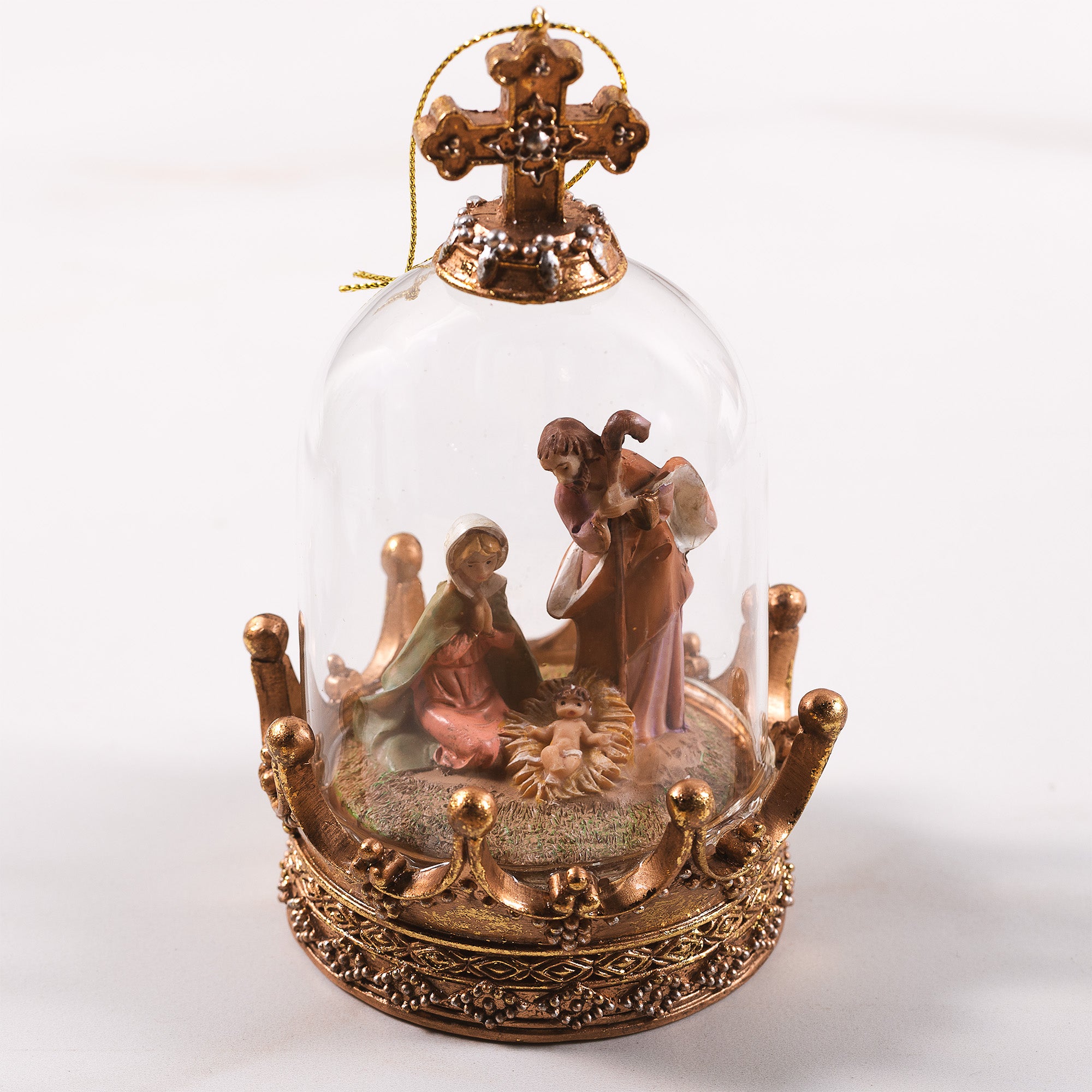 2025 Event Ornament - Fontanini Holy Family Crown Ornament - 6"
