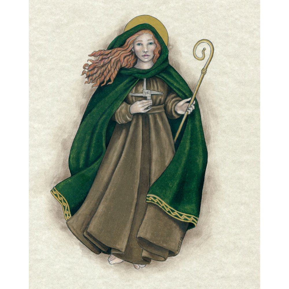 St. Brigid of Kildare Art Print