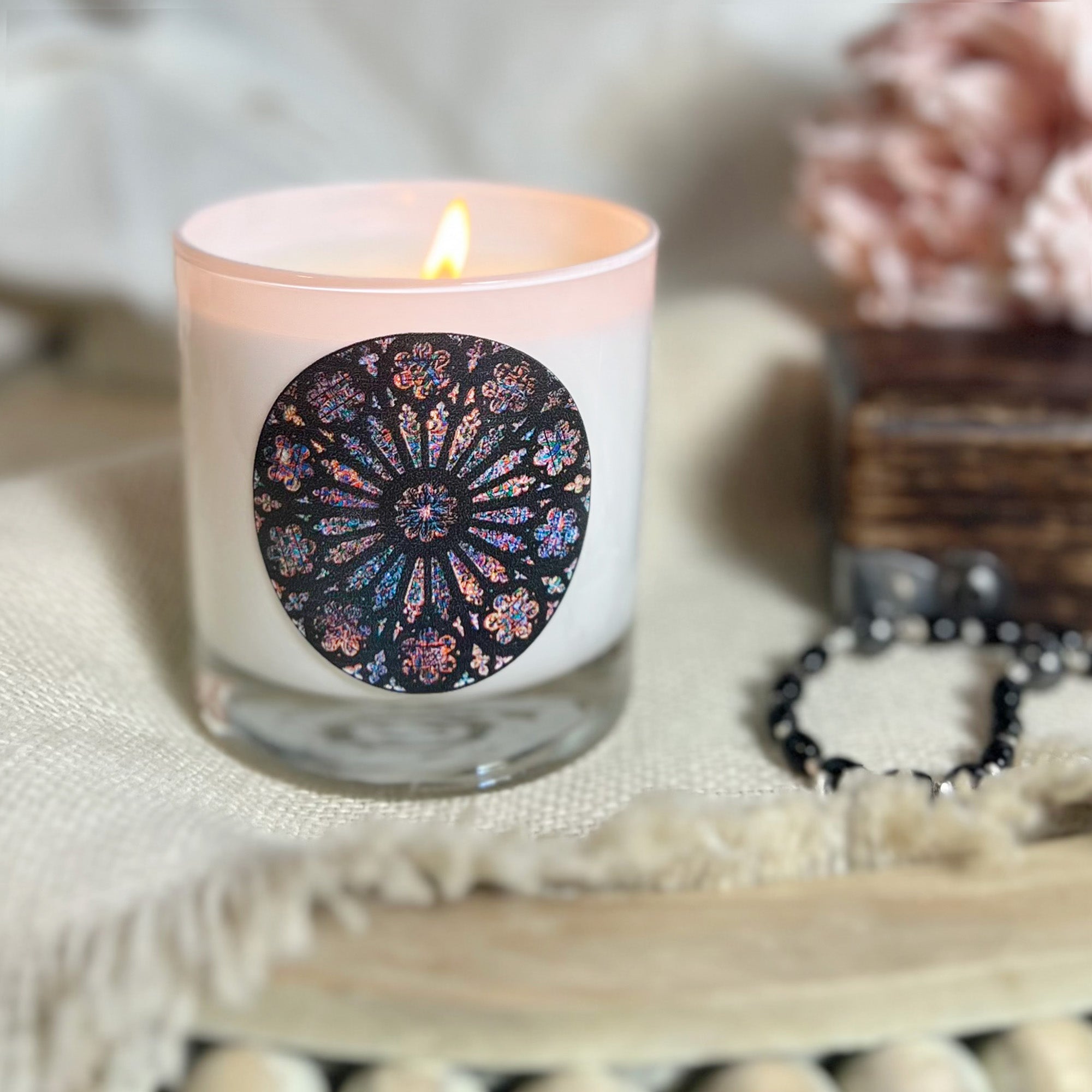 National Cathedral Stained Glass Window Candle