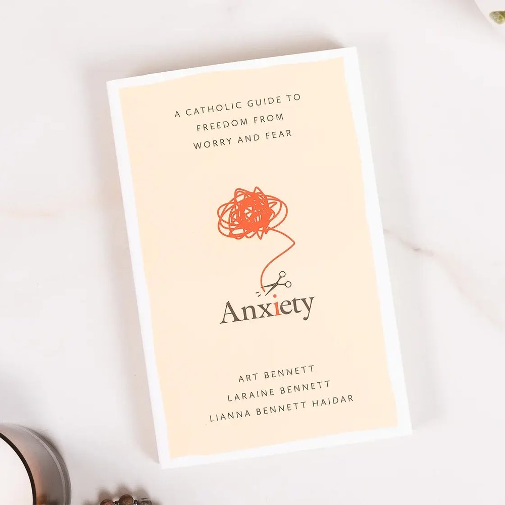 Anxiety: A Catholic Guide to Freedom from Worry and Fear & Breath as Prayer: Calm Your Anxiety, Focus Your Mind, and Renew Your Soul (Book Set)
