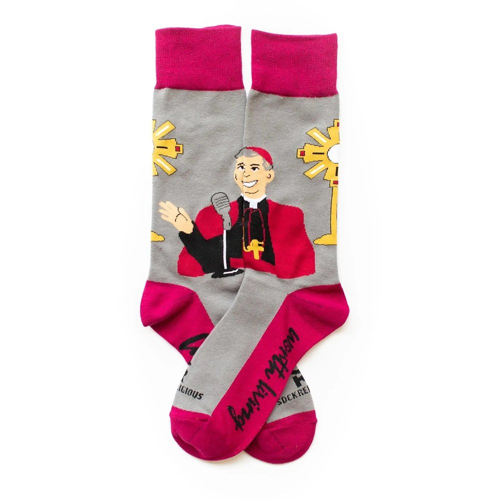 Archbishop Fulton Sheen Adult Socks