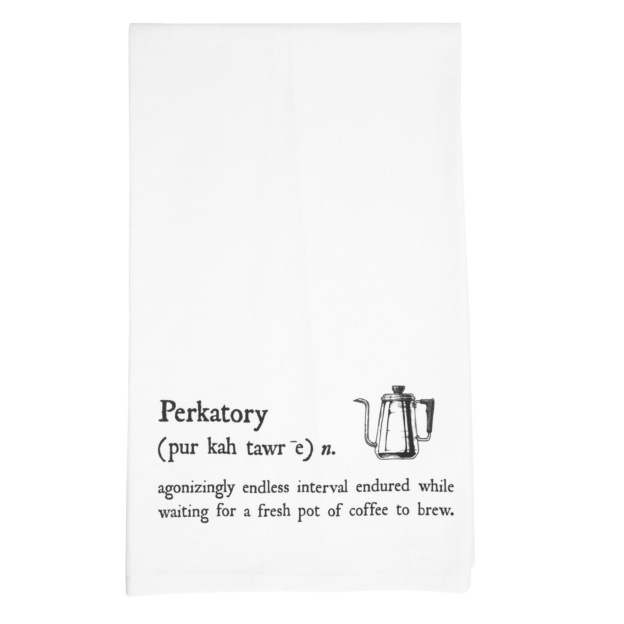 Coffee Perkatory Dish Towel